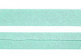 Косая бейка х/б Нежно мятный (248) 20мм (рул.73,15м)